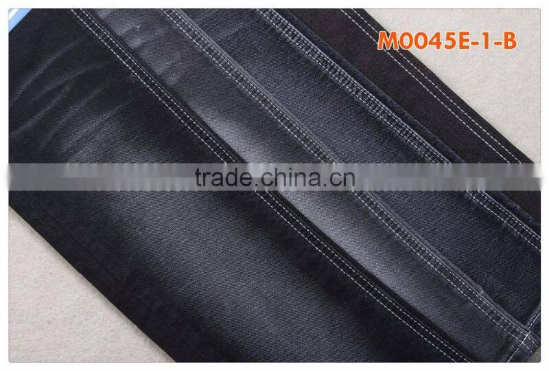 M0045E-1-B 10.6oz double layer cotton lycra denim jeans fabric