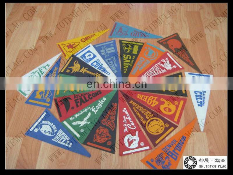 Felt Trangle Banner , Felt Pennant , Pennant