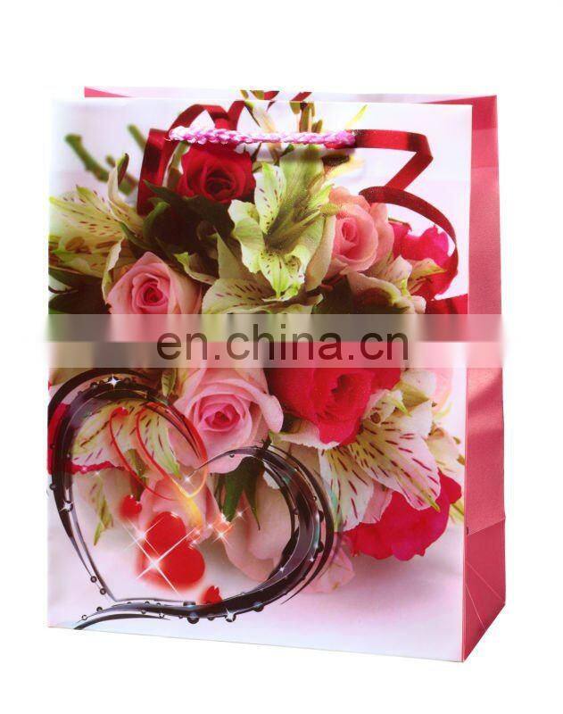 Custom printed pp gift bag for wedding/shopping bag