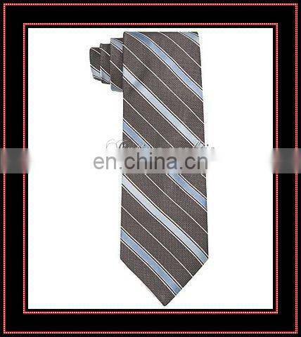 stripe silk & microfiber necktie
