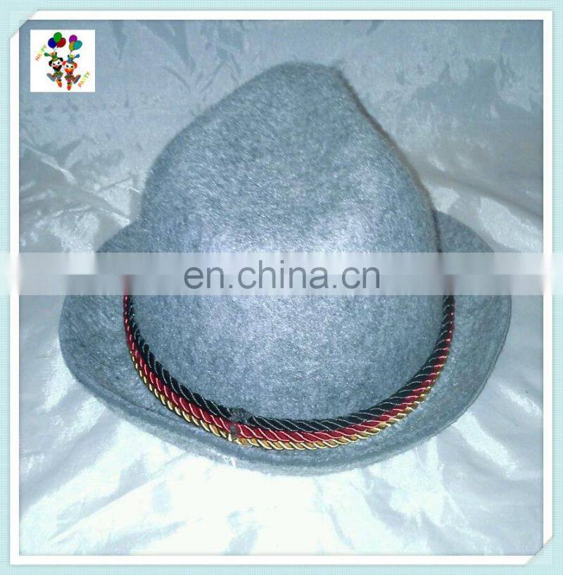 Cheap German Bavarian Oktoberfest Hunter Felt Alpine Hats HPC-0221