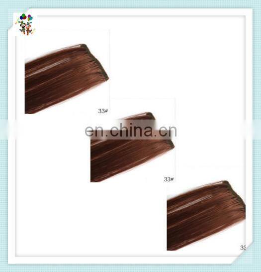 Cheap Girls Straight Wiglets Pieces Synthetic Clip In Hair Extensions HPC-0112