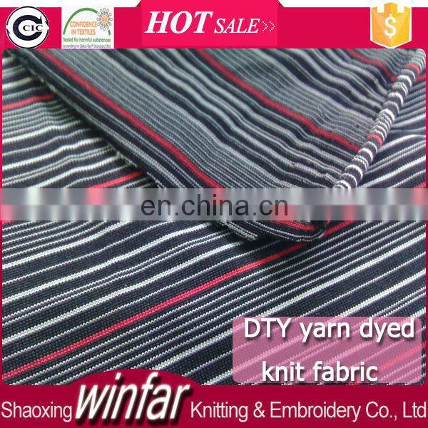 Winfar Textile space dye yarn DTY knit yarn dye fabric for briefs underpants