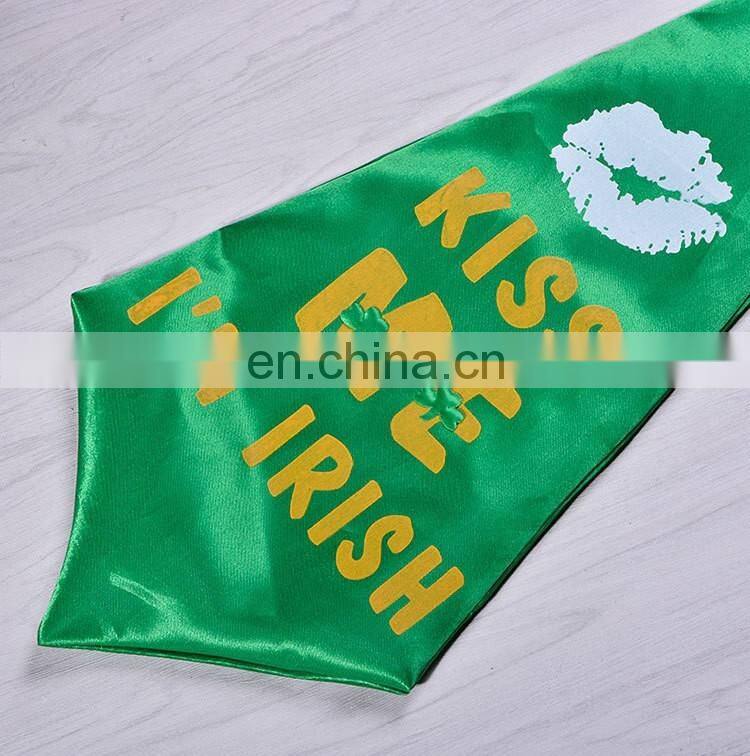 st' Patrick's day party green big Necktie