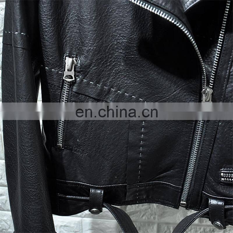 Italian Soft Jacket Genuine Lambskin Leather Slim Leather Jacket Woman Color