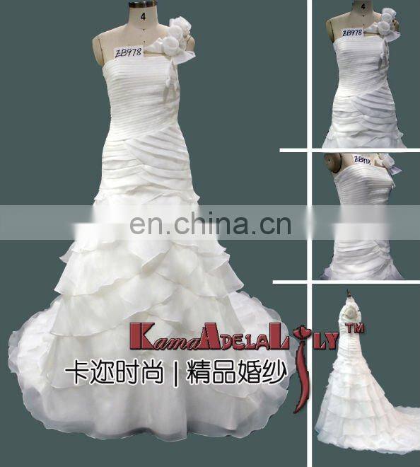 EB965 mermaid long train one-piece top quality lace wedding dress wedding dresses party dress