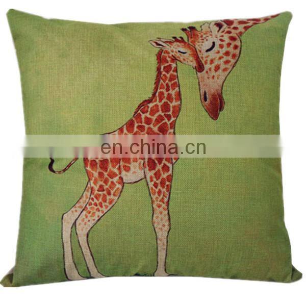 Custom cheap sofa car seat linen cushion cover50x50 fashion decorative pillow cover