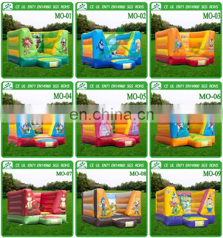 Mini inflatable clown open bouncy castle