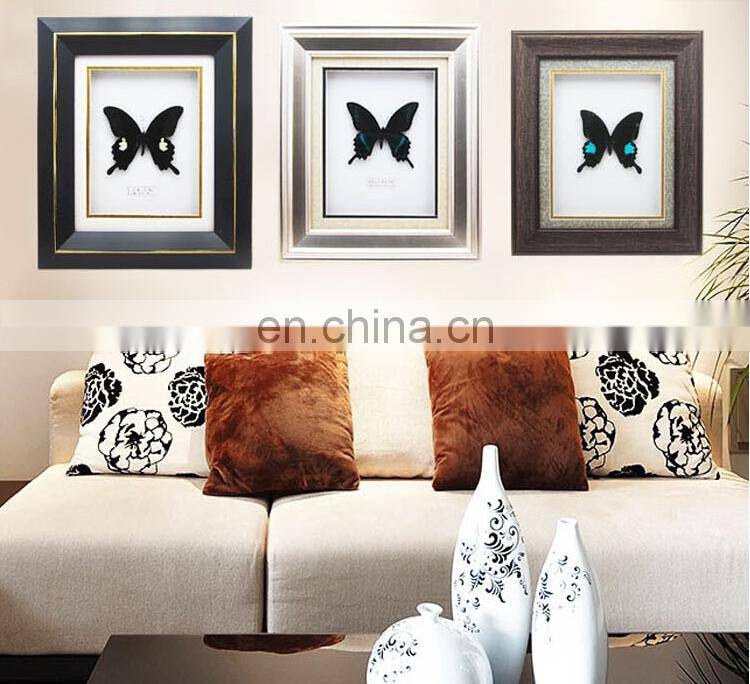 Nature real butterfly frame home decoration craft