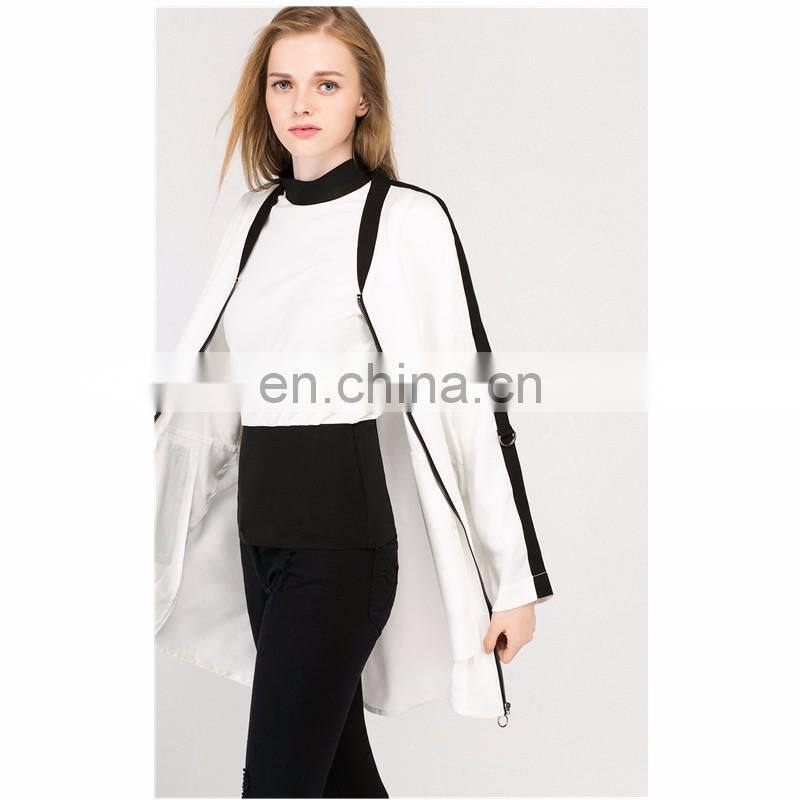 OEM service fashion plus size outwear women casual coat