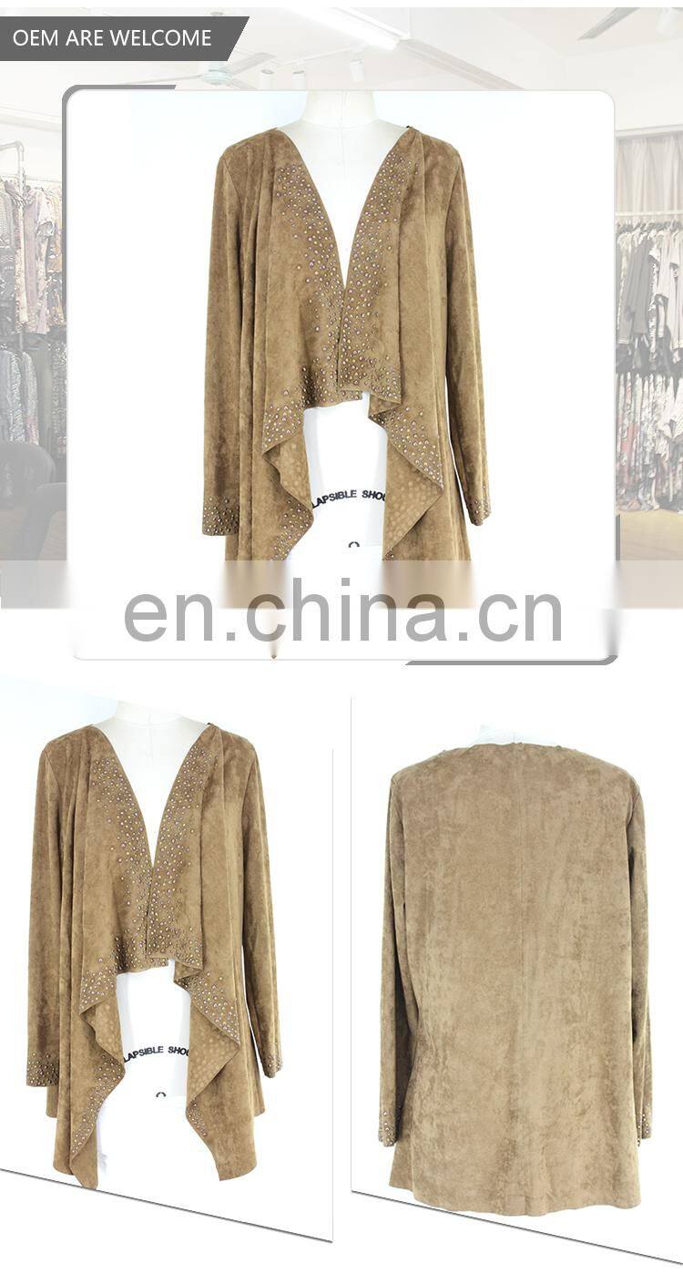 Fashion Ladies Mature older Knitted Cardigan for Women over 50