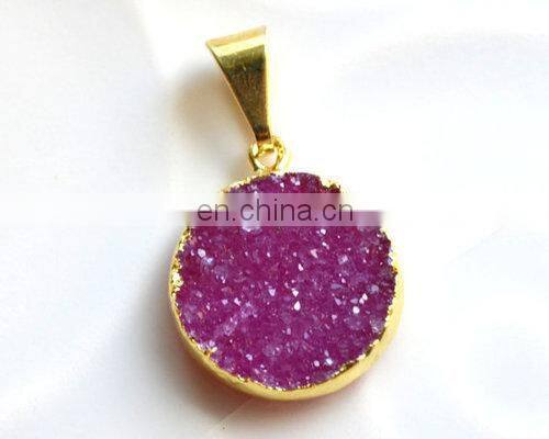 Sapphire Pave Set Gemstone Pendant/2015 wholesale pave set gemstone pendant