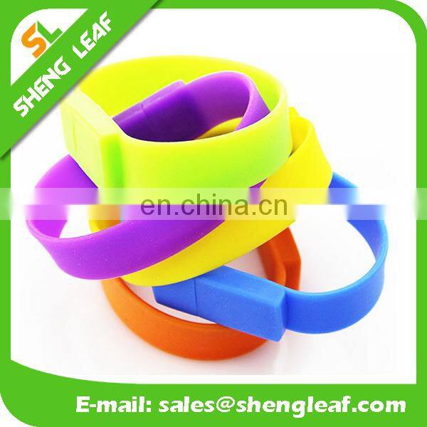 Cheap silicone wristband usb