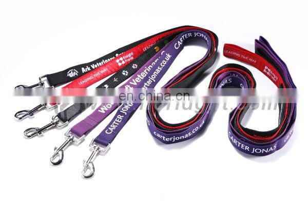 Polyester material cheap custom printing dog retractable leash