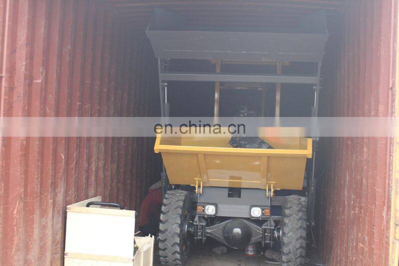 2 Ton 4X4 self-loading mini dumper for sale