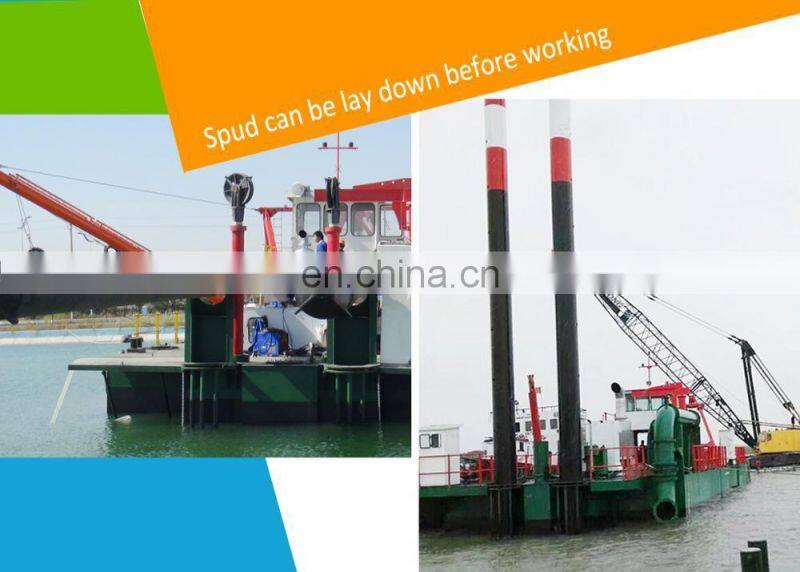 Hydraulic cutter head suction dredger from china for soil dredging for sale from river or sae