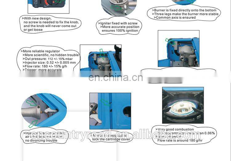 China Mainland Single Burner Portable Gas Stove With Case camping stove gas