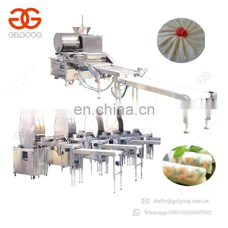 High Quality Small Samosa Spring Roll Sheet Pastry Lumpia Maker Machinery Injera Skin Making Machine