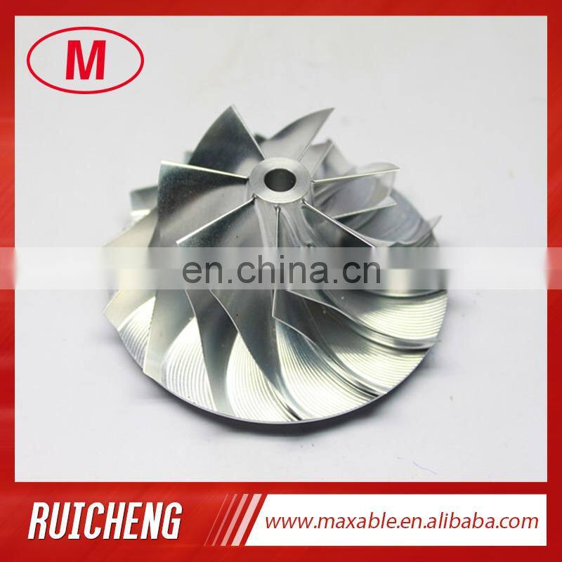 HX40 3599593 56.00/83.03mm 7+7 blades high performance turbocharger milling/aluminum 2618/billet compressor wheel for 3534921
