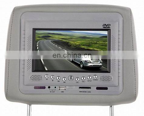 Hot sale brand new headrest dvd tv with 32 bits games