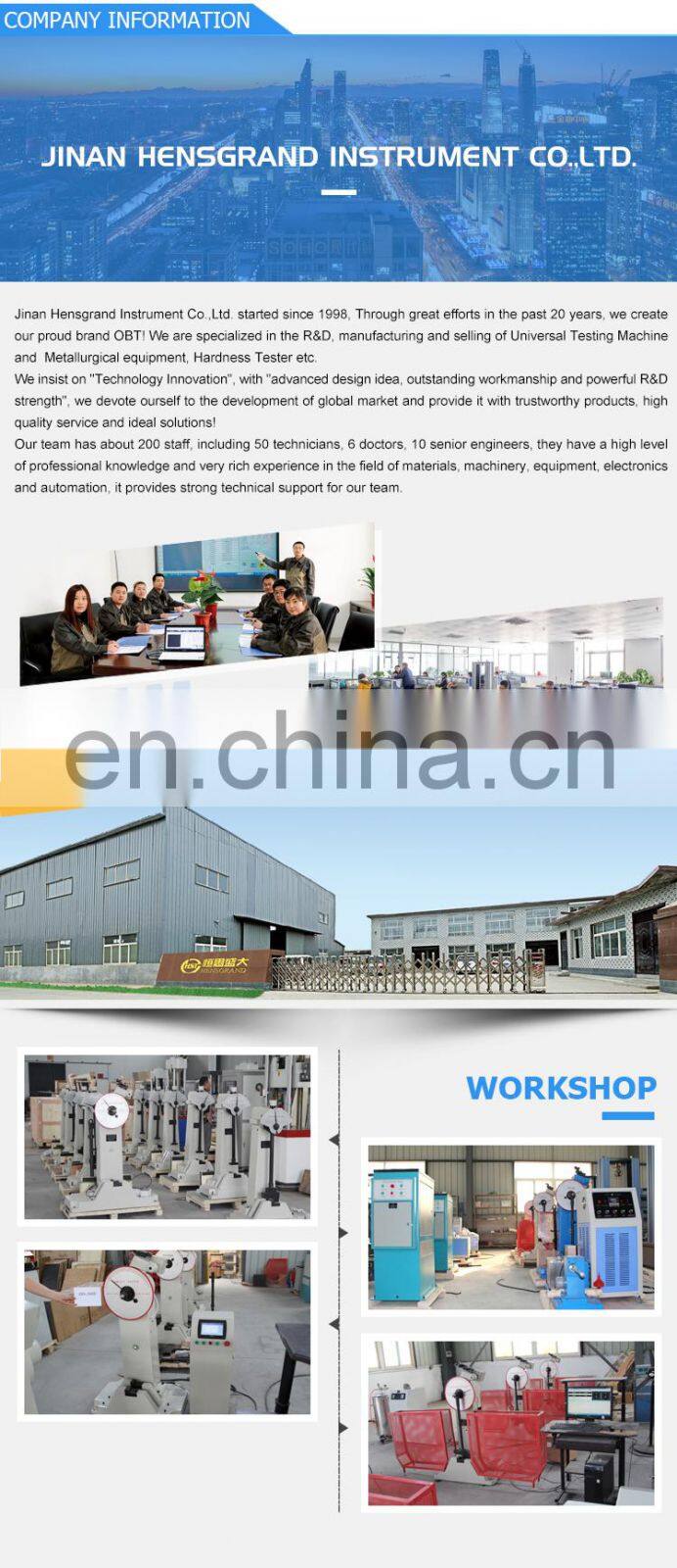 Brand new jb pendulum strength test metal steel impact testing machine made in China