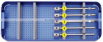 CE & ISO Marked Bone Surgery Instruments Large Fragment Locking Plates Instruments Set Orthopedic Surgical Implants
