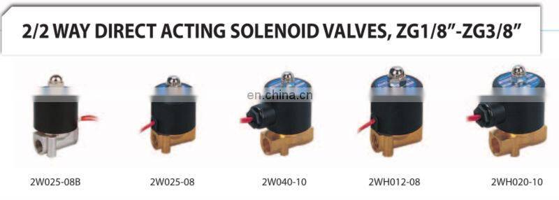 Direct Acting 2 Way 2W025-08 Solenoid Valve/ water,air,gas,oil/ 1/4"/Pneumatic Solenoid Valve