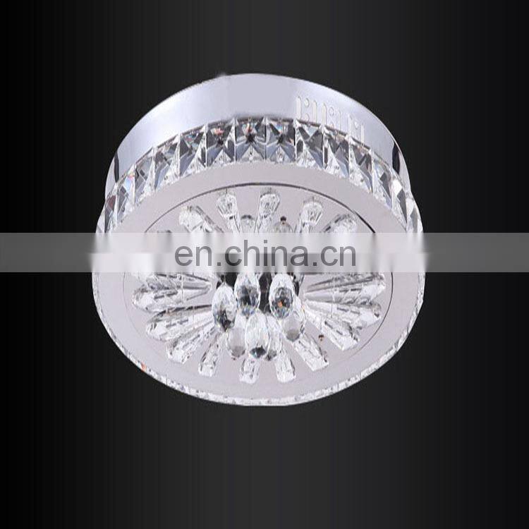 Popular fashion crystal round led lights for study room