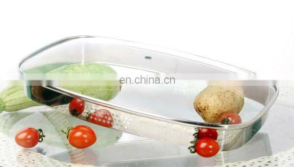 tempered glass lid with steam hole