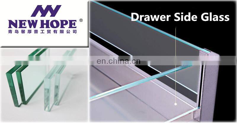 New Design Pairs of Rectangle Glass for Drawer Side