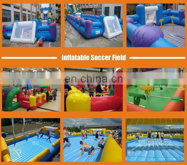 Portable Shooting Targets Inflatable Soap Water Polo Field Inflatable Indoor Rugby Soccer Football Field for Sale