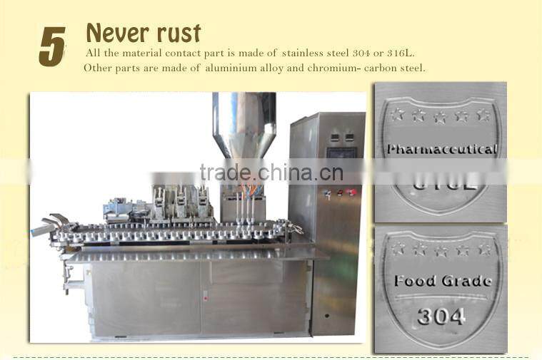 paste tube filling and sealiing machine