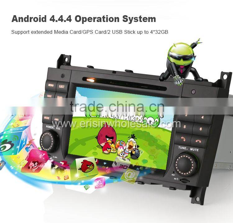 Erisin ES2508B 7" Mercedes 2 Din Car Radio with Android 4.4.4 Canbus