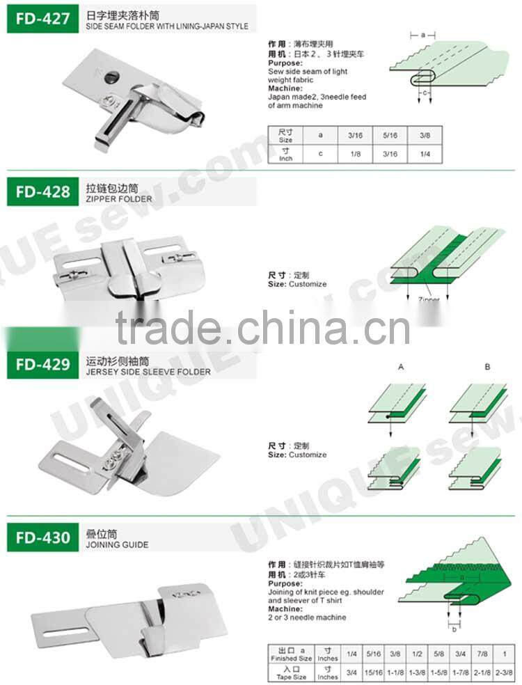 Folder/Binder for sewing machine 4