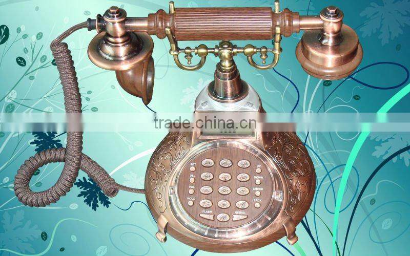 Elegant Wooden antique telephone,retro phone