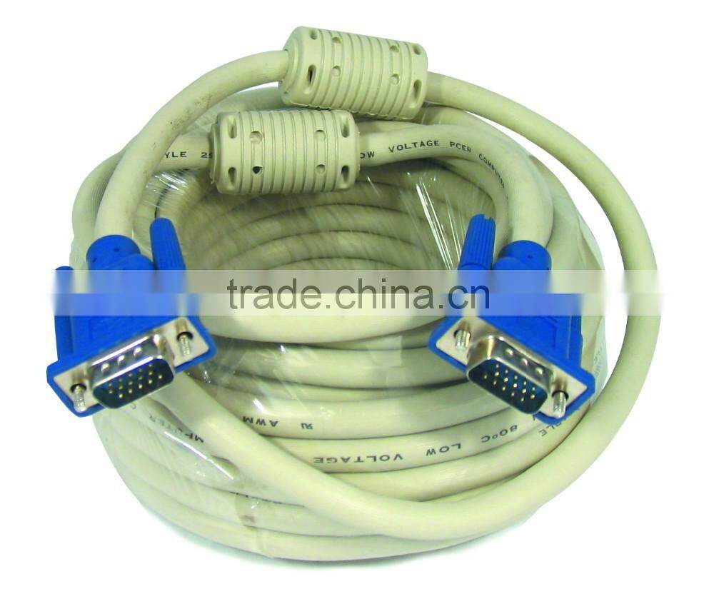 15pin 20 meters vga cable, 26awg vga cable