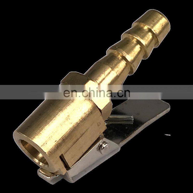 Straight Clip-on air chuck/tyre repair tool/clip pneumatic tool