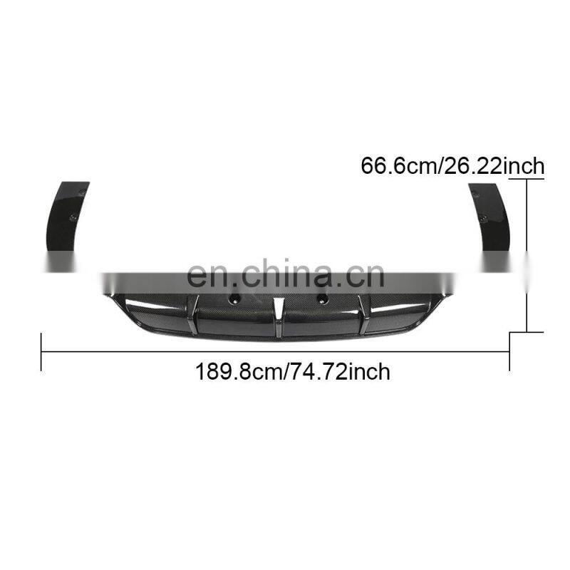 Modify Luxury X5 G05 Carbon Fiber Rear Bumper Lip for BMW G05 M Sport Sport Utility 4-Door 2019