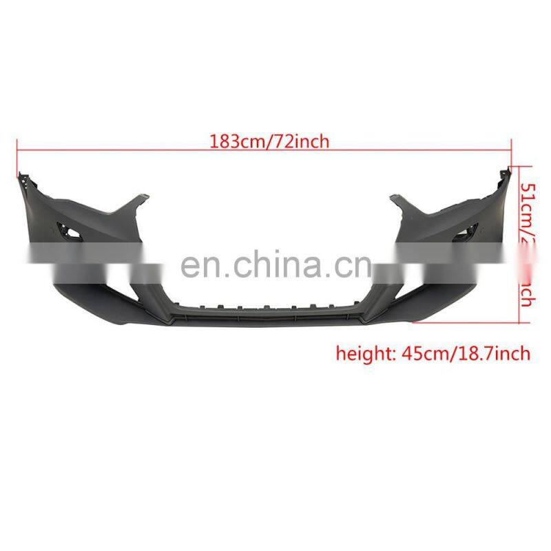 RS3 PP Car Front Bumper for Audi A3 2012-2015