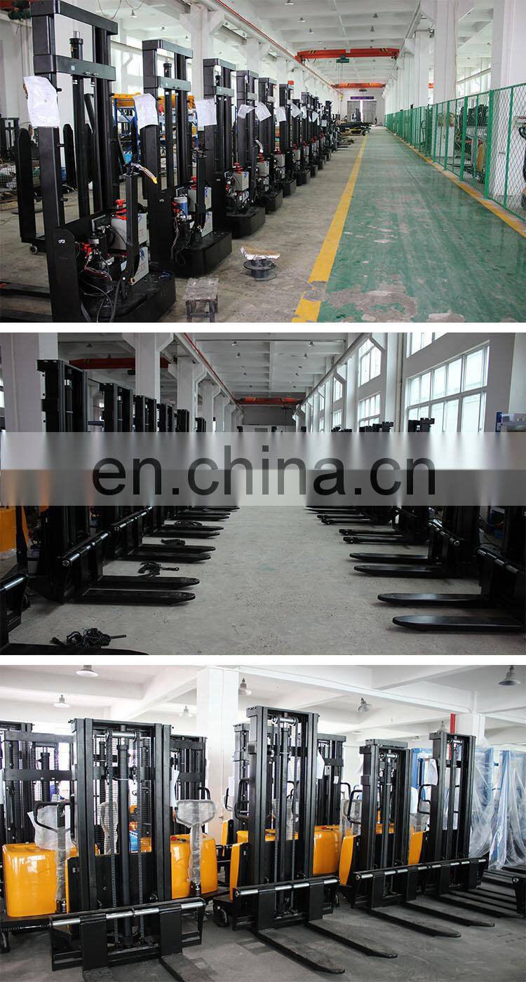 Electric reach stacker multi-value control Hot Sale Electric Pallet Stacker Truck 1500kg 2000kg Forklift