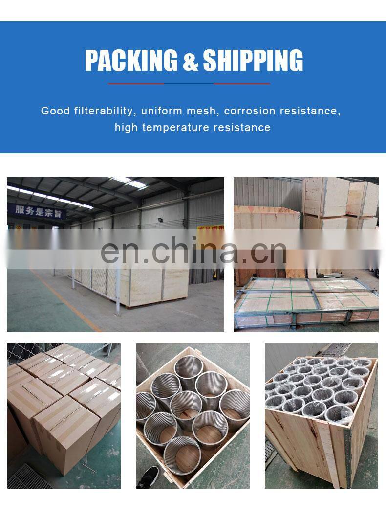 customized Stainless steel punching filter cartridge