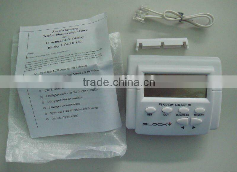 telephone wire with connectors for newest call blocker