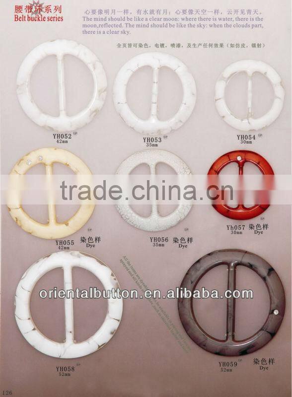 high quality fashion female plastic belt buckle