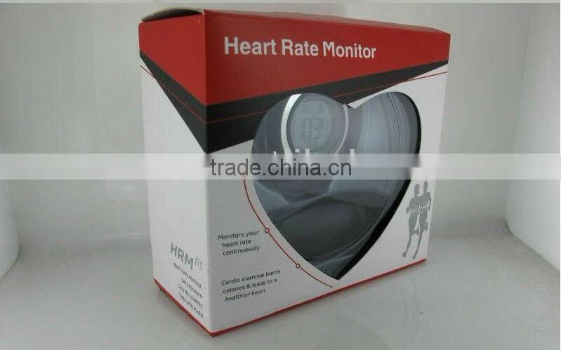 Red Heart Rate Monitor Watch