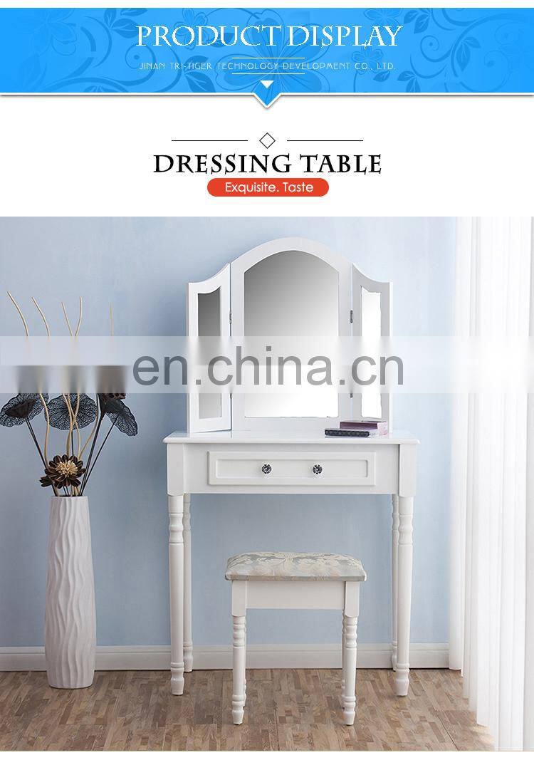 aunty mirror tool 4 drawers makeup dressing table