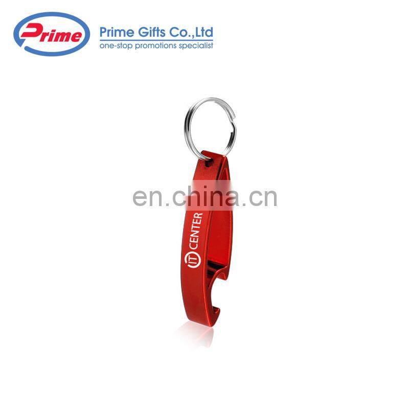 Custom Logo Printed Aluminum Bottle Opener Keychain