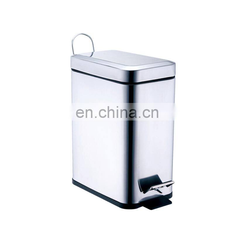 Hot indoor stainless steel 3L Garbage Bin 5L Dustbin ; mini trash can