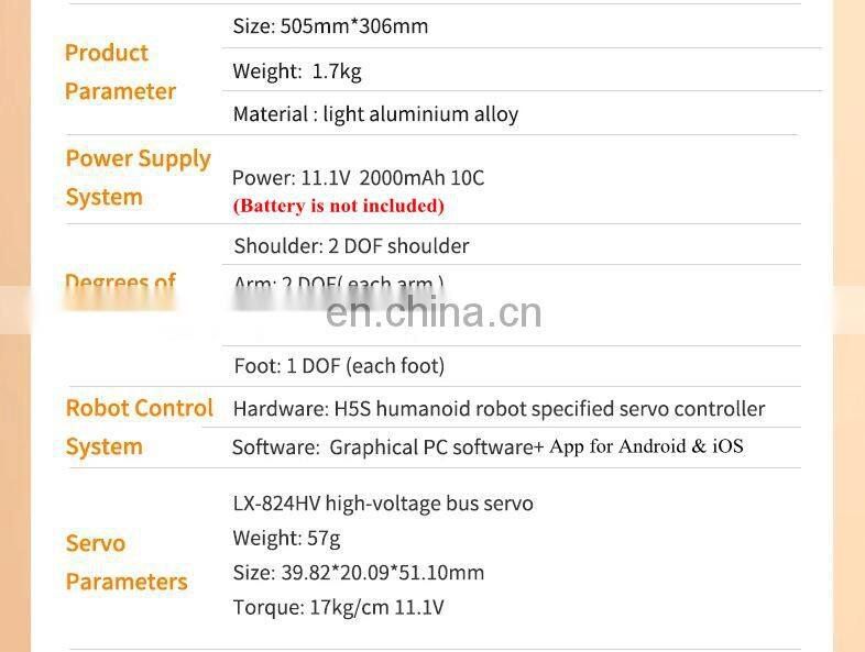 Assembled RoboSoul H5S 16 DOF Humanoid Robot Programmable Robot Education Dancing Robot