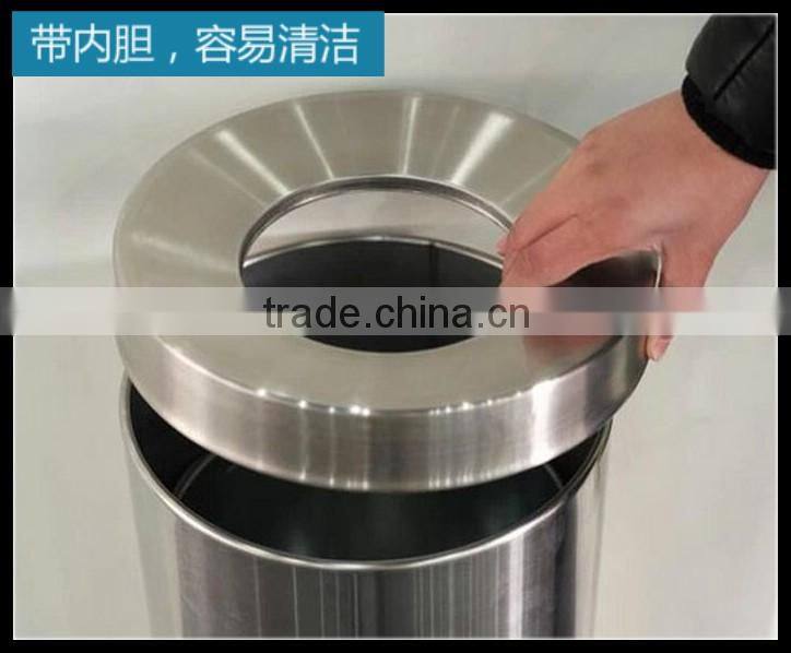 opening top trash can, rubbish bin