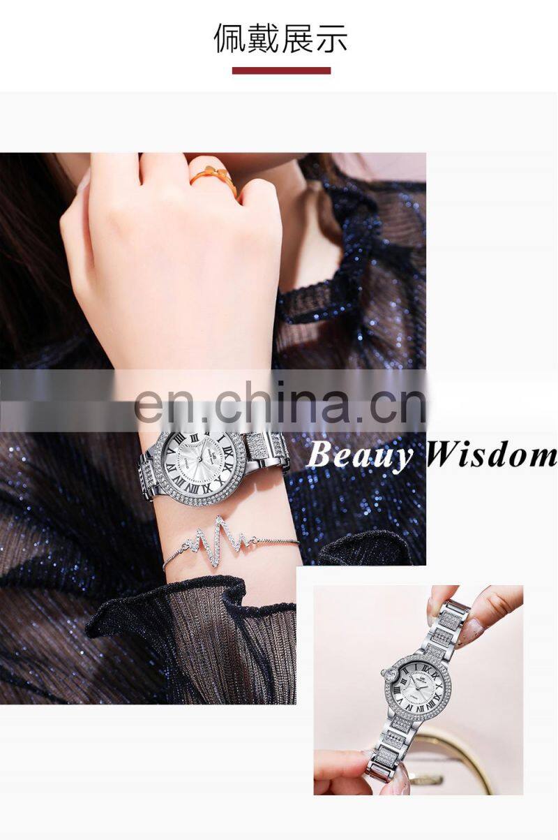 BW 66132 Women Quartz watch fashion simple waterproof chronograph wrist watch for women